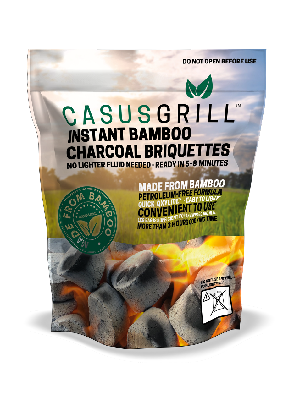 CASUS™ INSTANT BAMBOO CHARCOAL BRIQUETTES