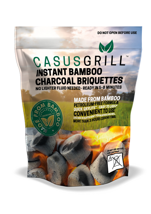 CASUS™ INSTANT BAMBOO CHARCOAL BRIQUETTES