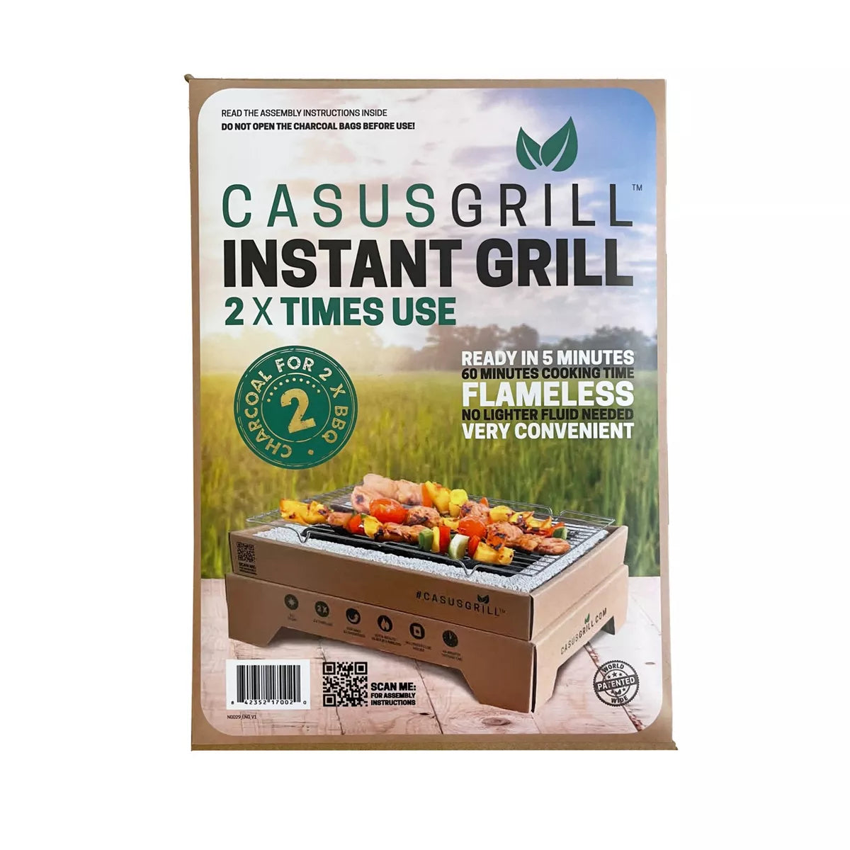 Instant Grill 2x Use