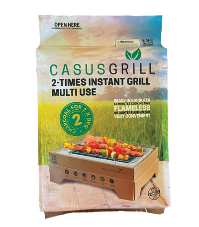 CASUSGRILL™ 2-TIMES USE CAMPING INSTANT GRILL